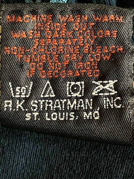 Vintage Harley Davidson 01 Women Long Sleeve TShirt Blue Tye Dye Stillwater SZ L - Picture 7 of 7